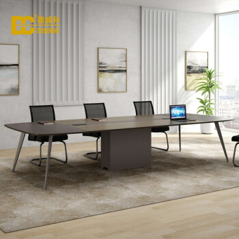 >德誠(chéng)和烏金木色系列商務(wù)會(huì)議桌DCH-HYZ106款 1600*800*750mmH