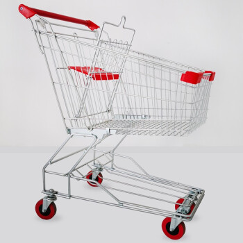 德誠(chéng)和超市亞版大型手推車(chē)購(gòu)物車(chē) 4寸三片電梯輪820*525*950mmH